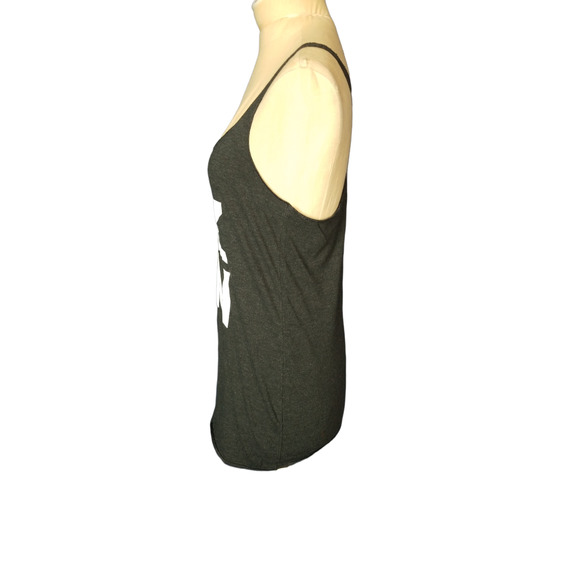 Soul Cycle Racer Back Logo Tank Dark Gray/Black Small - Picture 3 of 3